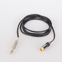 RCA silicone cord black