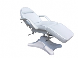 TF62A White Hydraulic Tattoo Chair tattoo bed